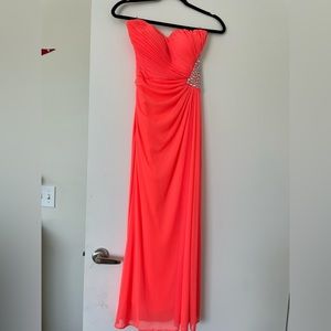 Prom/Homecoming Floor-Length Dress Orange